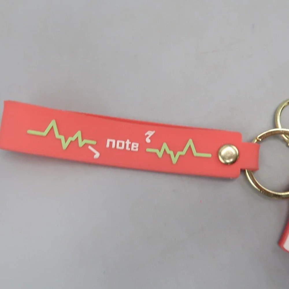 Pink Hatsune Miku figure Keychain Bag Clip Anime